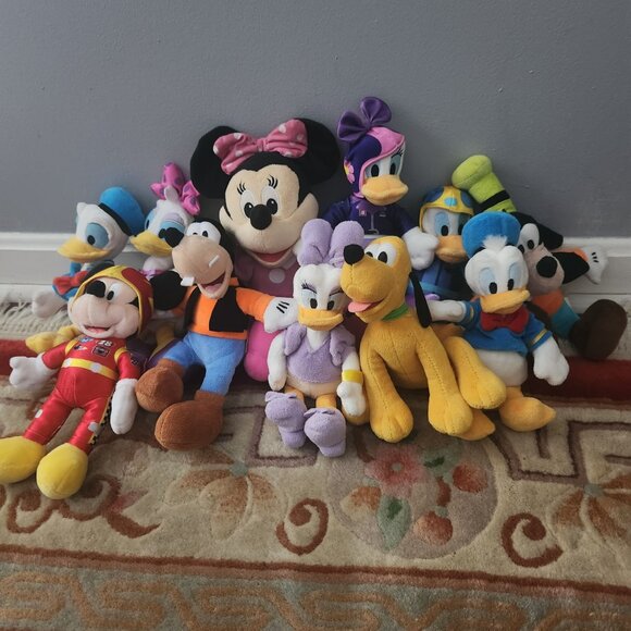 Disney Toys Mickey Mouse Clubhouse 9 Plush Stuffed Animals Set